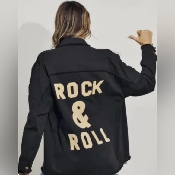 Rock & Roll Oversized Jean Shacket - Picture 11 of 11